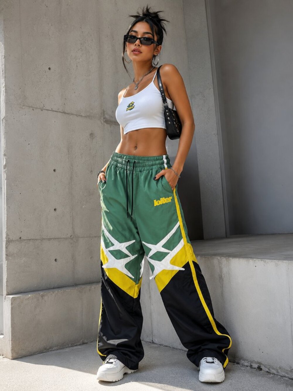 Y2K Style Loiter Hybrid Track Pants Unisex
